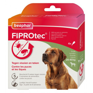 Beaphar Fiprotec Spot-On voor honden van 20 tot 40 kg