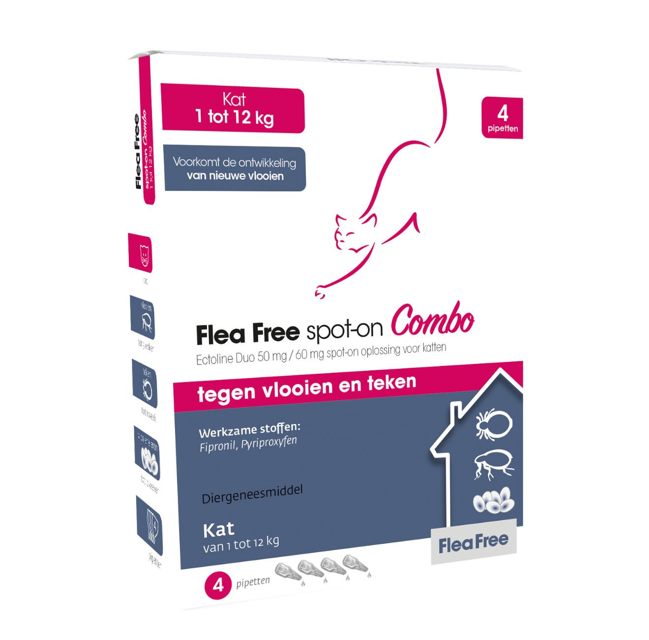 Flea Free Ectoline Duo Kat