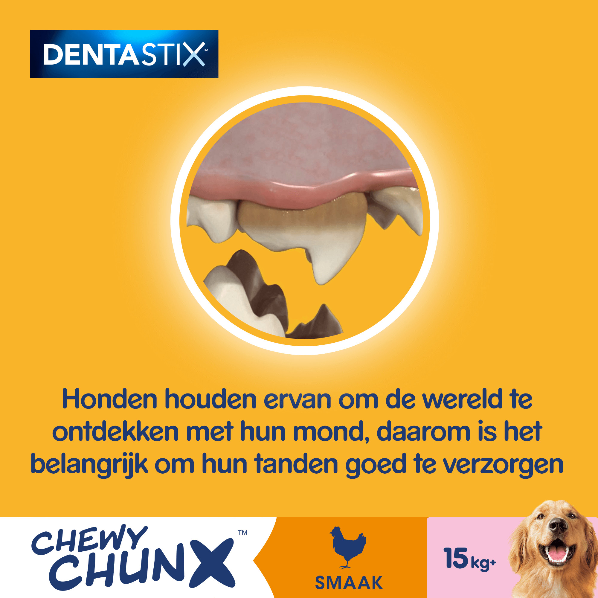 Pedigree Dentastix Chewy Chunx Maxi kip Gebitsverzorgende hondensnack