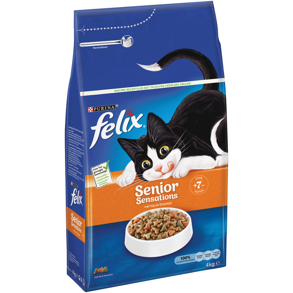 Felix Sensations Senior kattenvoer