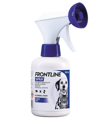 Frontline handpompspray vlooien & teken bij hond / kat