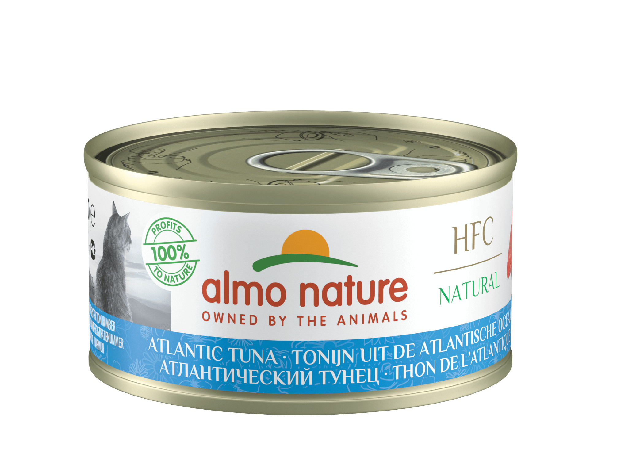 Almo Nature HFC Natural Atlantische tonijn natvoer kat (70 g)