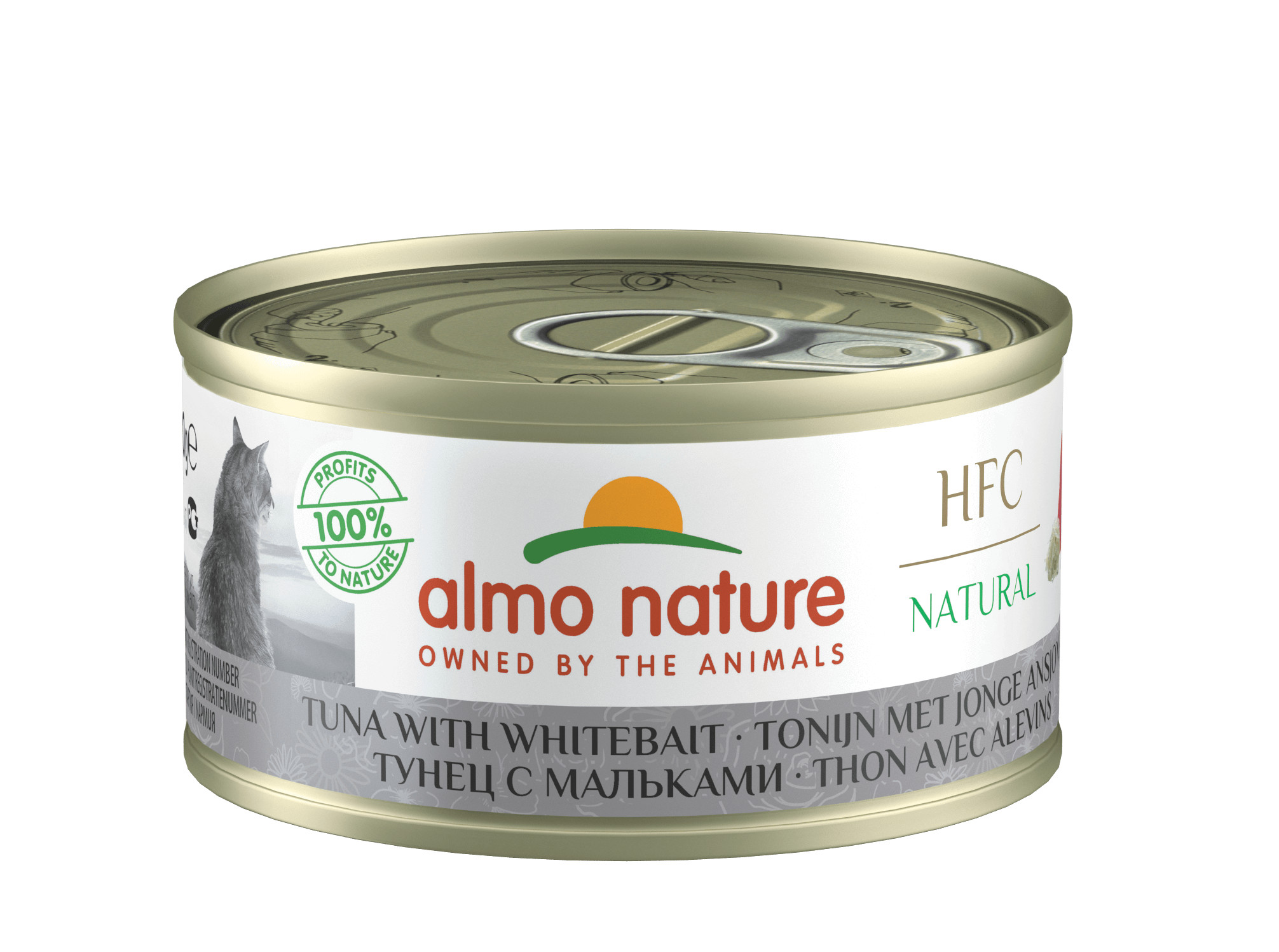 Almo Nature HFC Natural Tonijn met Jonge Ansjovis (70 gram)