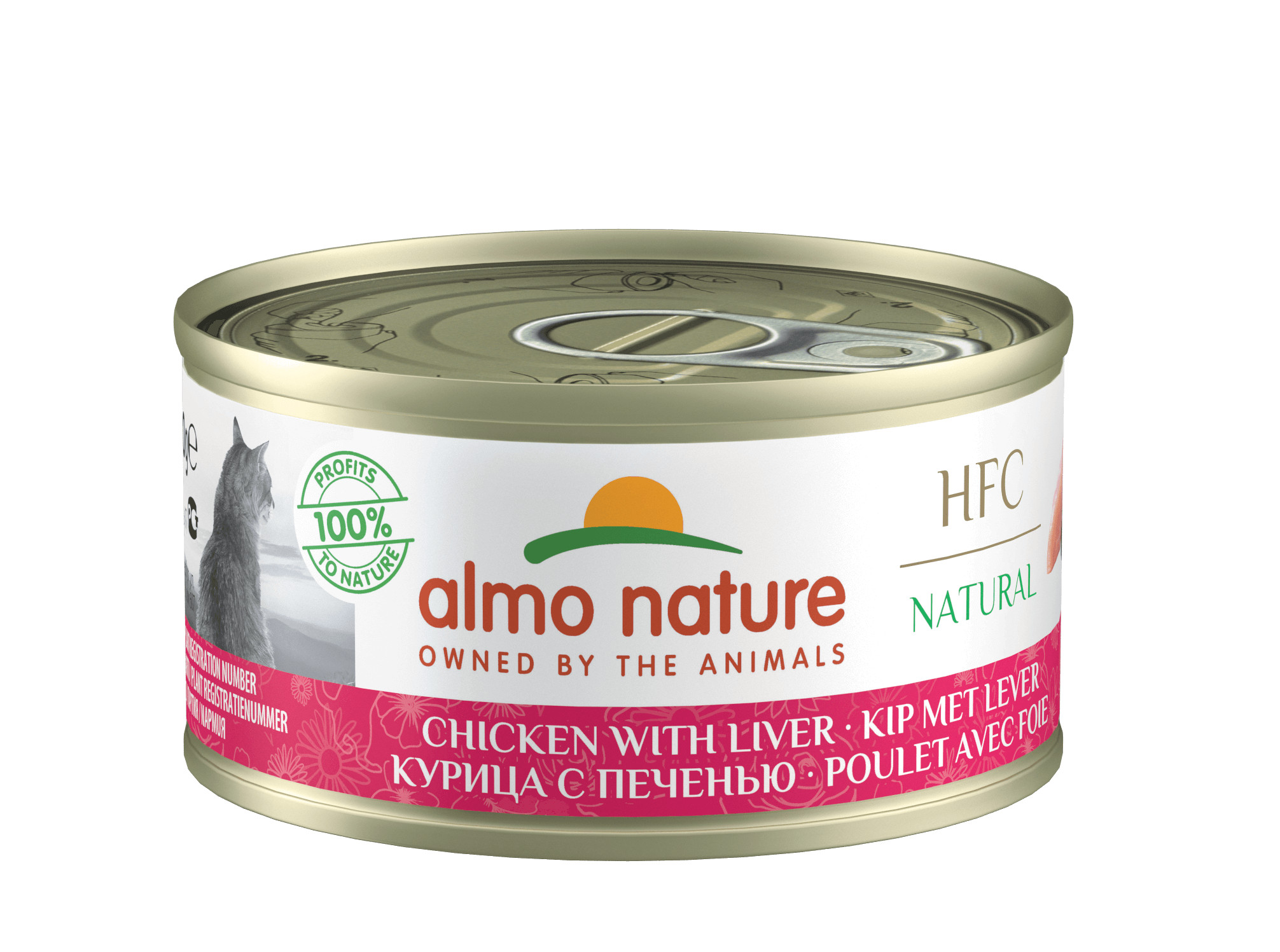 Almo Nature HFC Natural kip met lever (70 g)