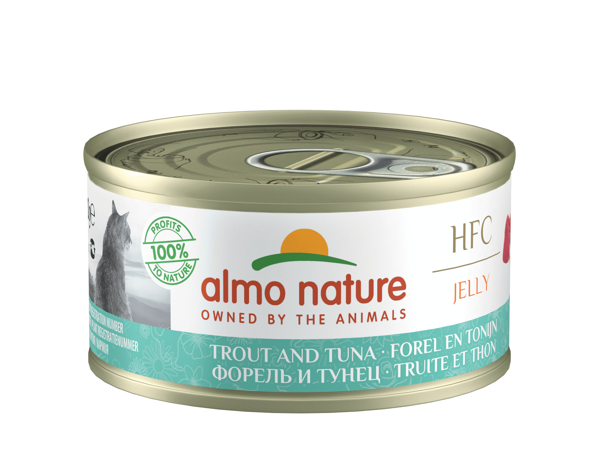 Almo Nature HFC Jelly Forel en Tonijn (70 gram)