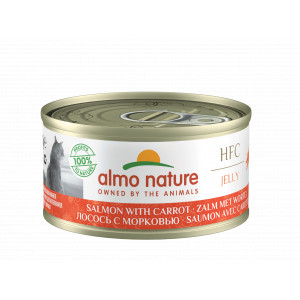 Almo Nature HFC Jelly zalm met wortel (70 gr)