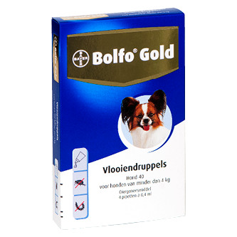 Bolfo Gold 40 hond vlooiendruppels