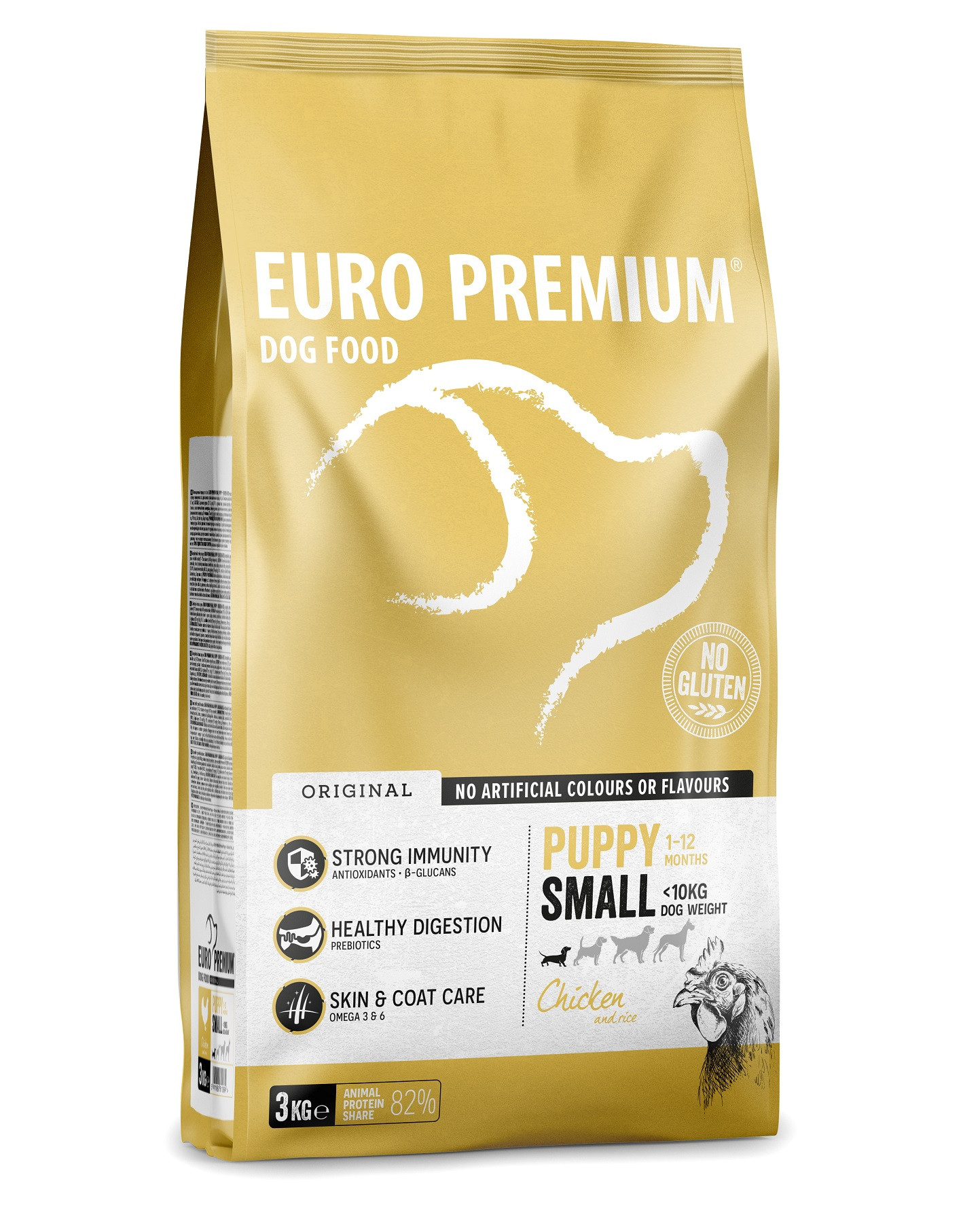 Euro Premium Small Puppy Chicken & Rice hondenvoer