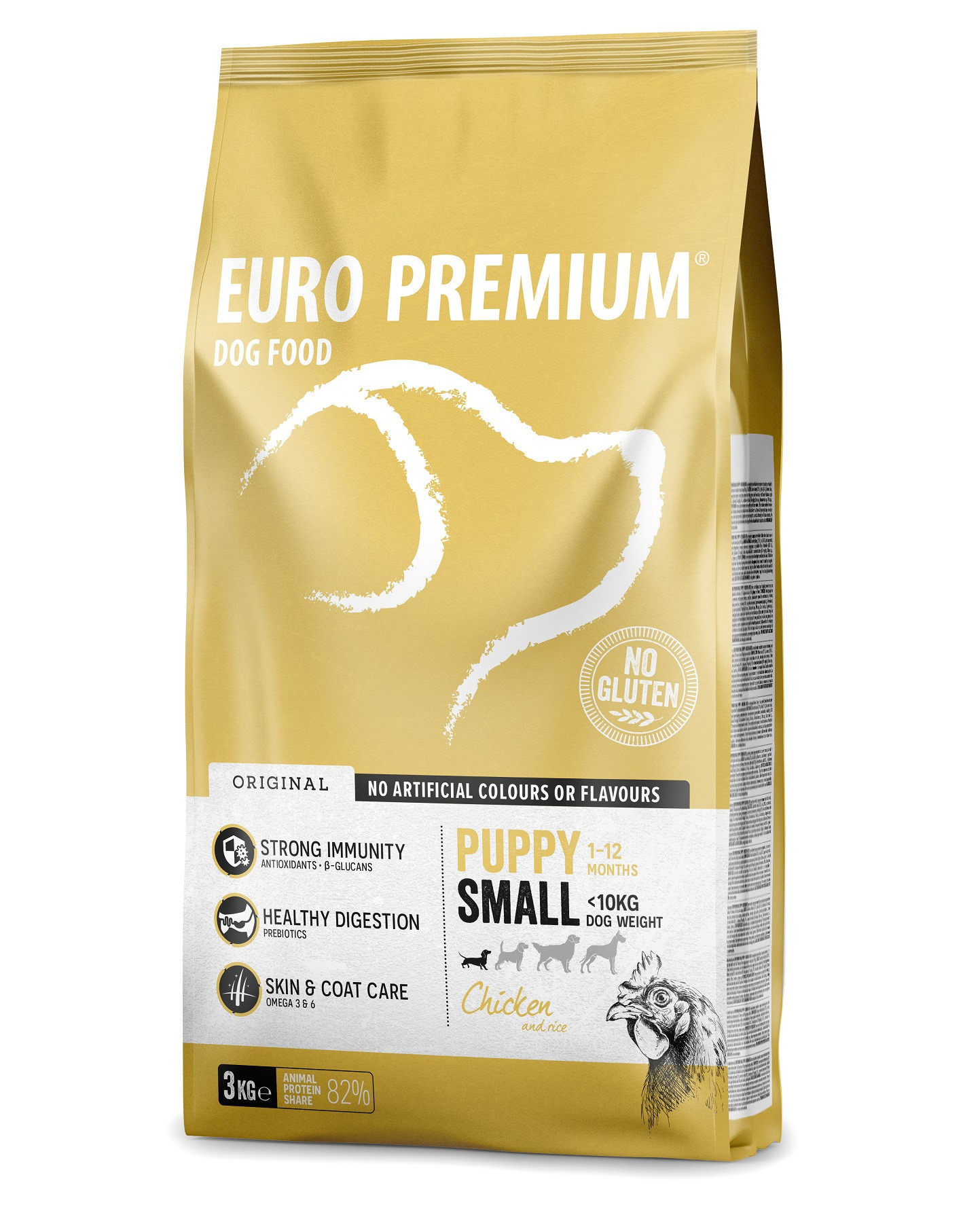 Euro Premium Small Puppy Chicken & Rice hondenvoer