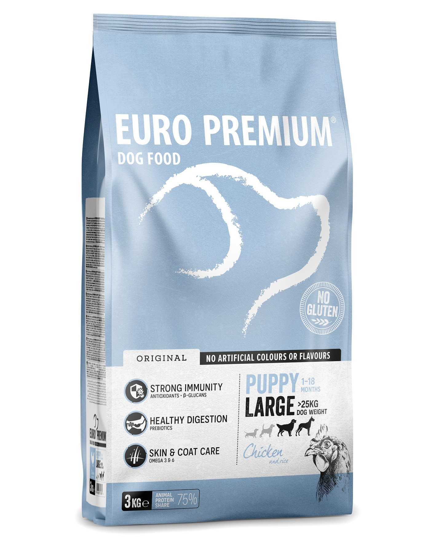 Euro Premium Puppy Large Chicken & Rice hondenvoer