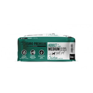 Euro Premium Adult Medium Chicken & Rice hondenvoer