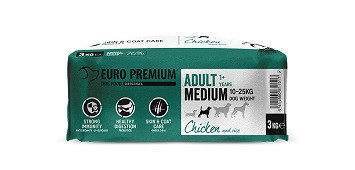 Euro Premium Adult Medium Chicken & Rice hondenvoer