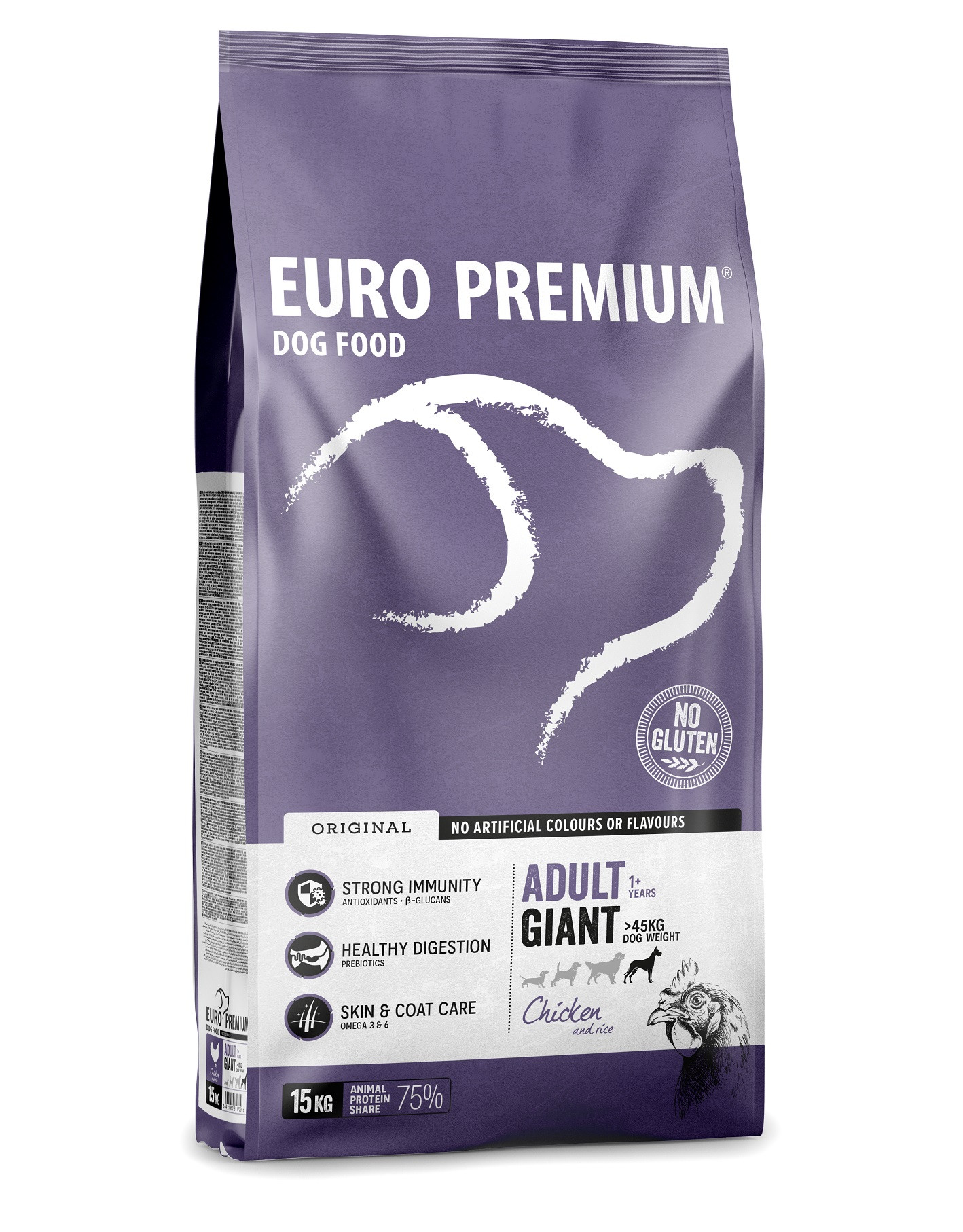 Euro Premium Adult Giant Chicken & Rice hondenvoer