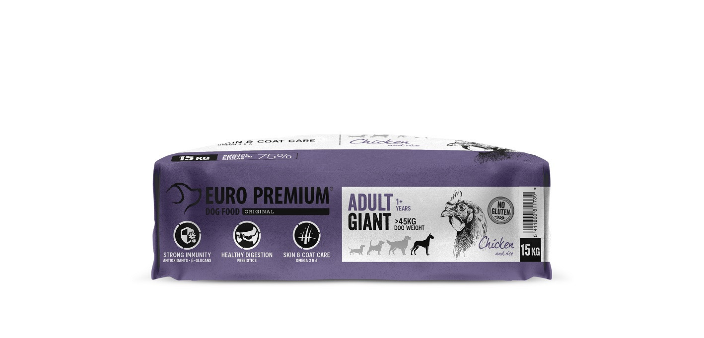 Euro Premium Adult Giant Chicken & Rice hondenvoer