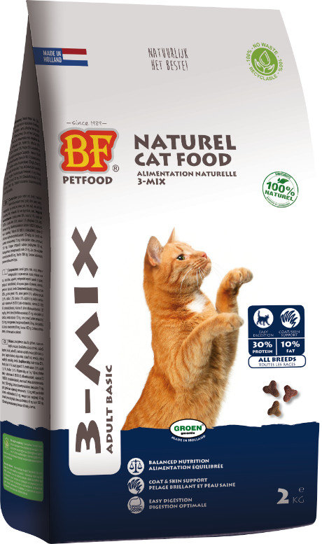 BF Petfood 3-Mix Adult kattenvoer