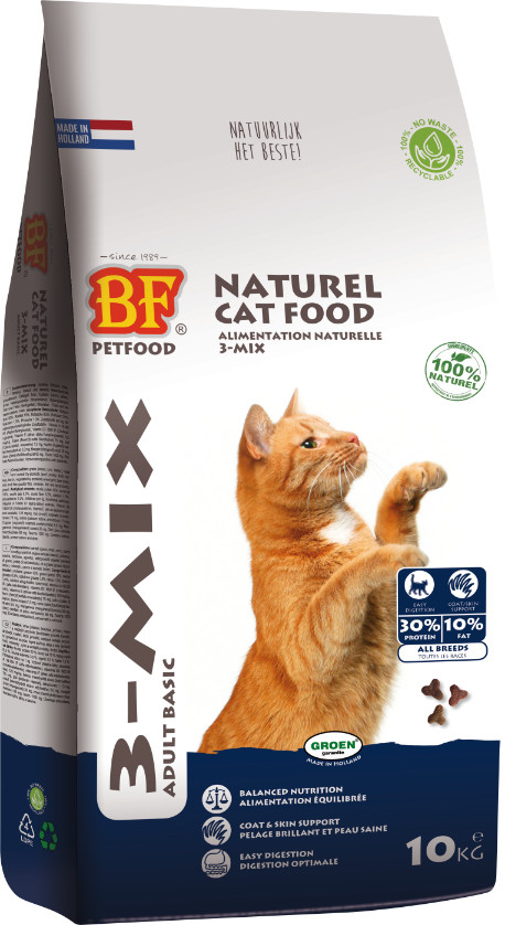 BF Petfood 3-Mix Adult kattenvoer