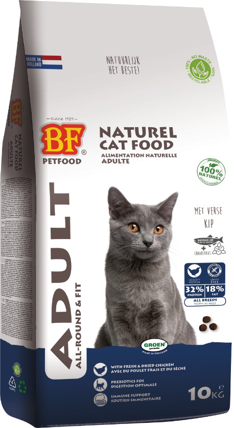 BF Petfood Adult Allround & Fit kattenvoer