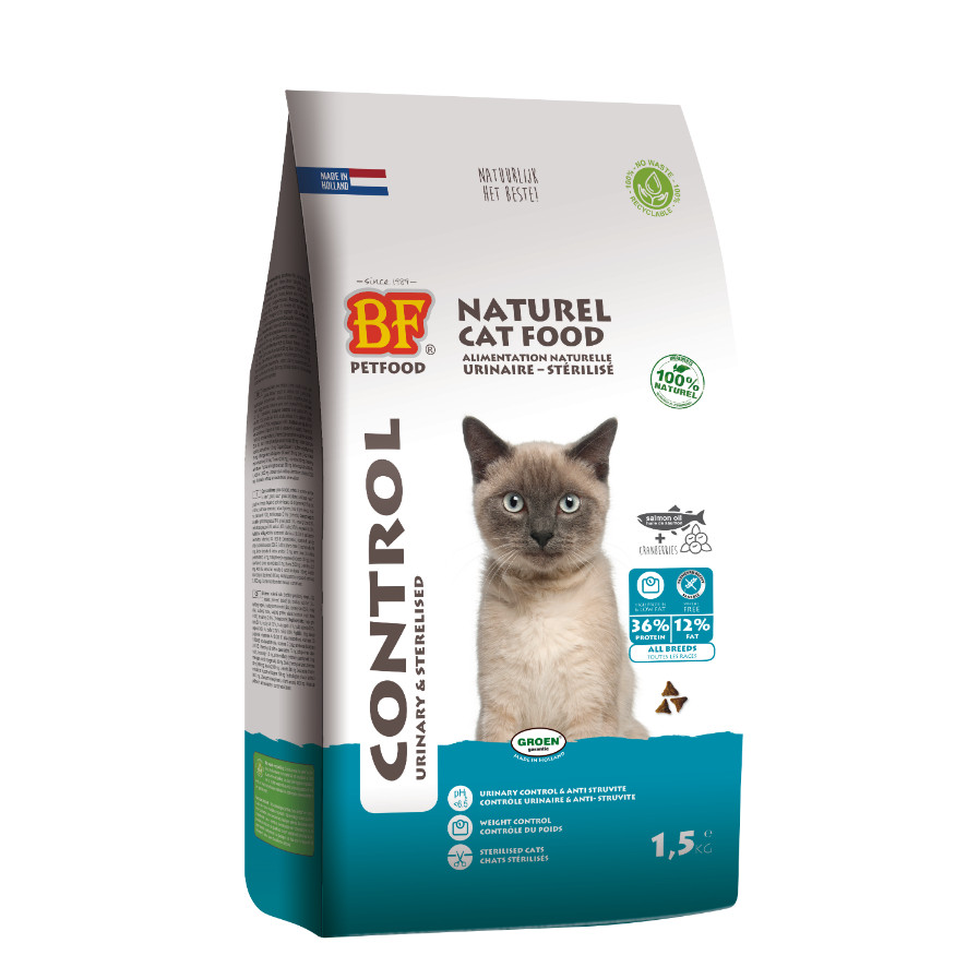 BF Petfood Control Urinary & Sterilised kattenvoer