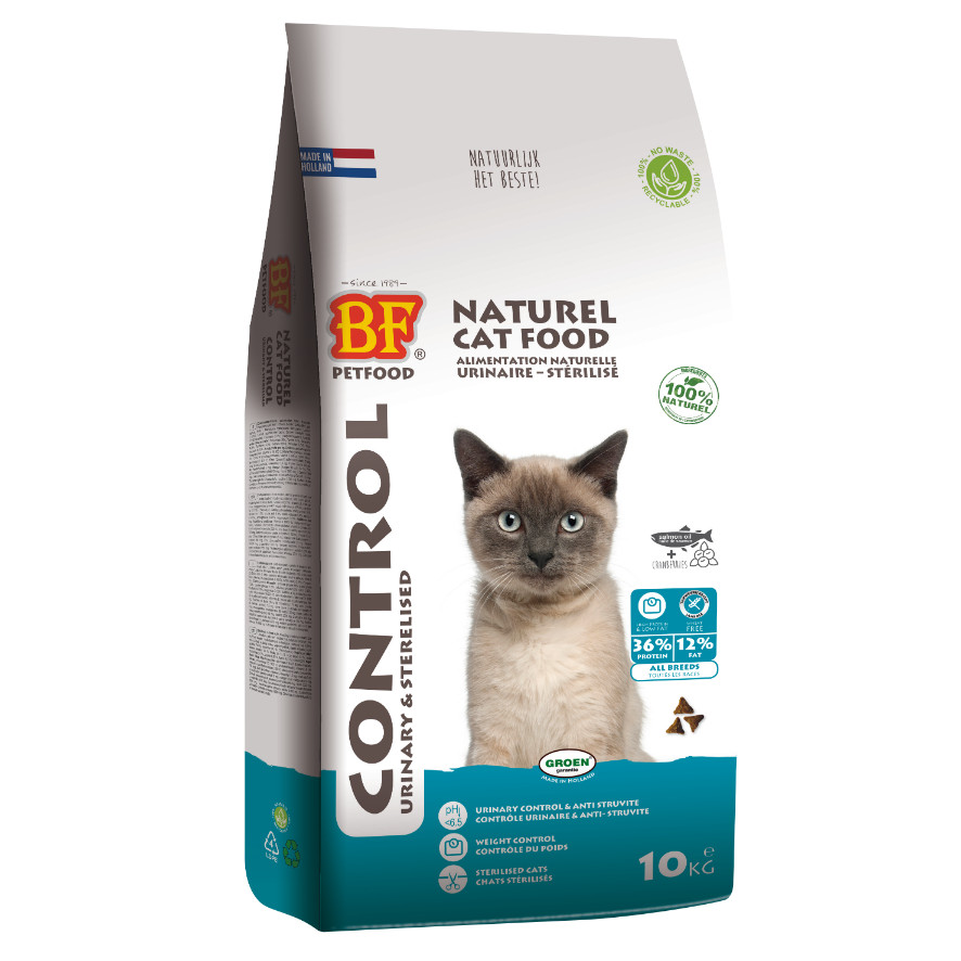 BF Petfood Control Urinary & Sterilised kattenvoer