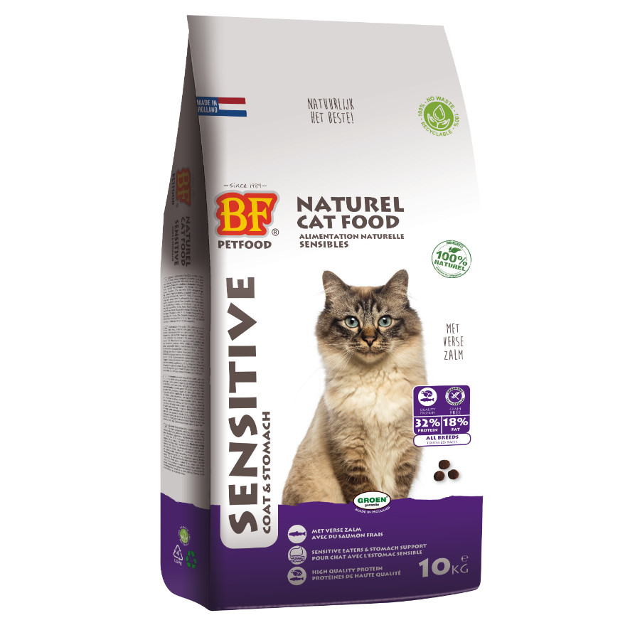 BF Petfood Sensitive Coat & Stomach kattenvoer