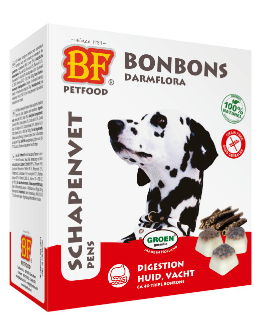 BF Petfood Schapenvet Maxi Bonbons met pens