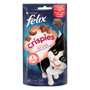 Felix Crispies Zalm & Forel kattensnoep