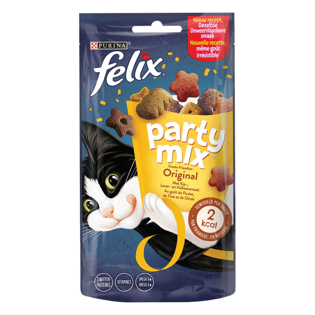 Felix Party Mix Original kattensnoep 60 gram