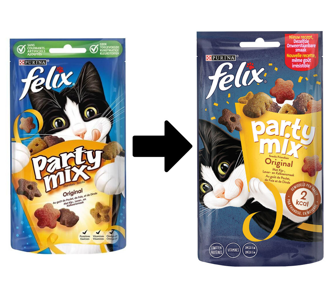 Felix Party Mix Original kattensnoep 60 gram