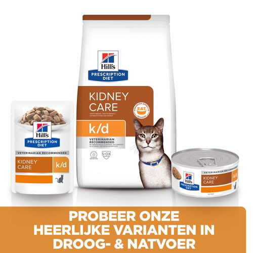 Hill's Prescription K/D Kidney Care kattenvoer kip 85 g zakje
