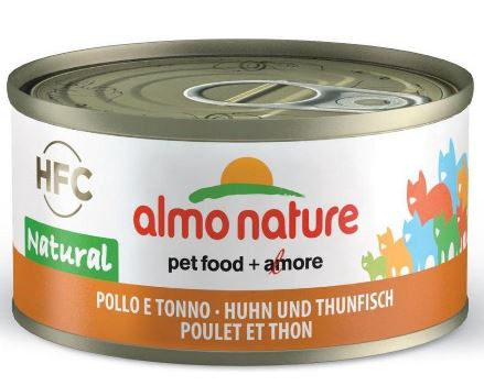 Almo Nature Natural Kip en Tonijn 70 gram
