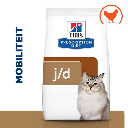 Hill's Prescription J/D Mobility kattenvoer met kip