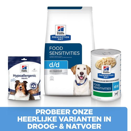 Hill's Prescription Diet D/D Food Sensitivities hondenvoer met eend & rijst