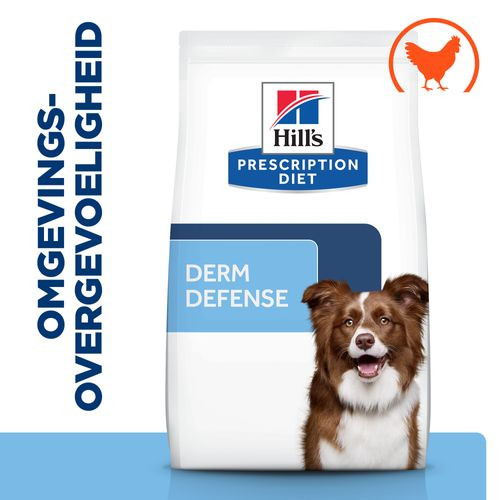 Hill's Prescription Diet Derm Defense Environmental Sensitivities hondenvoer met kip