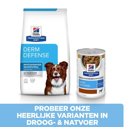 Hill's Prescription Diet Derm Defense Environmental Sensitivities hondenvoer met kip