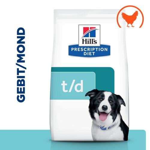 Hill's Prescription Diet T/D Dental Care hondenvoer met kip