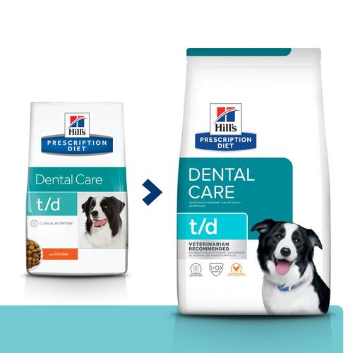 Hill's Prescription Diet T/D Dental Care hondenvoer met kip