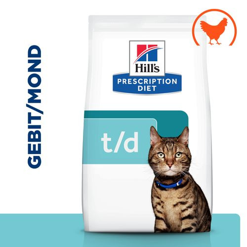Hill's Prescription Diet T/D Dental Care kattenvoer met kip