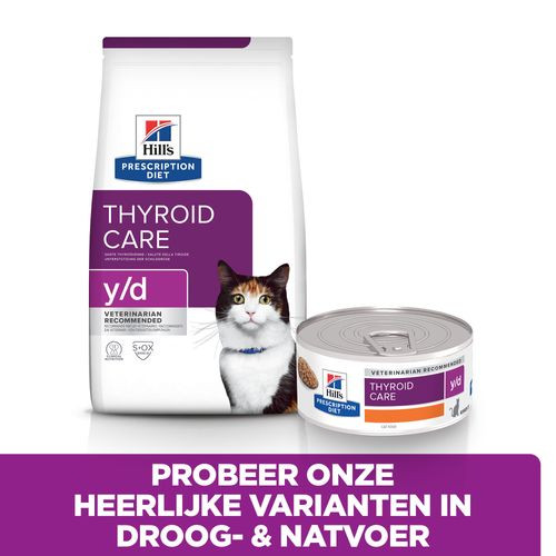 Hill's Prescription Diet Y/D Thyroid Care kattenvoer