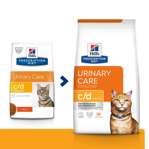 Hill's Prescription Diet C/D Multicare Urinary Care kip kattenvoer met kip