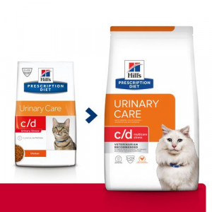 Hill's Prescription Diet C/D Multicare Stress Urinary Care kattenvoer met kip