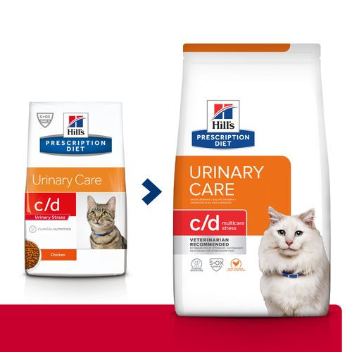 Hill's Prescription Diet C/D Multicare Stress Urinary Care kattenvoer met kip