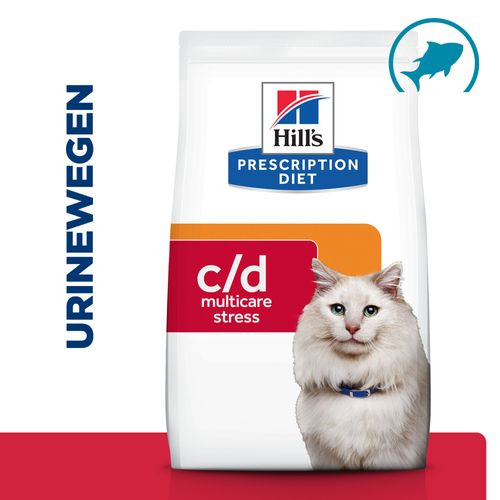 Hill's Prescription Diet C/D Multicare Stress Urinary Care kattenvoer met zeevis