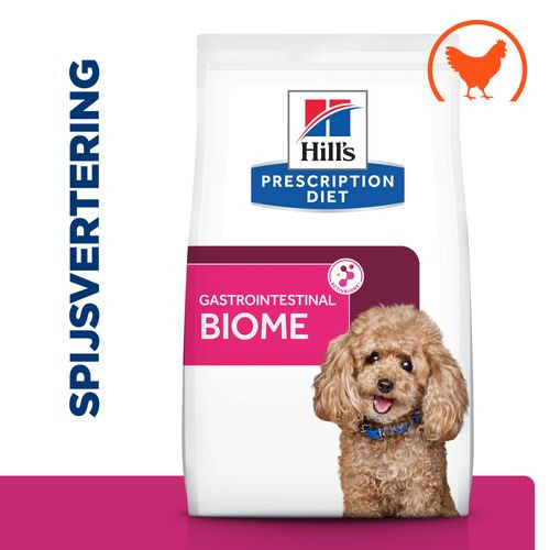 Hill’s Prescription Diet Gastrointestinal Biome Mini hondenvoer met kip