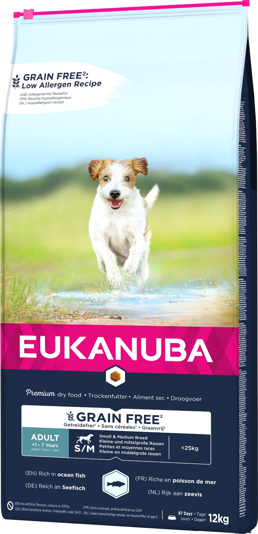 Eukanuba Adult S/M graanvrij zeevis hondenvoer