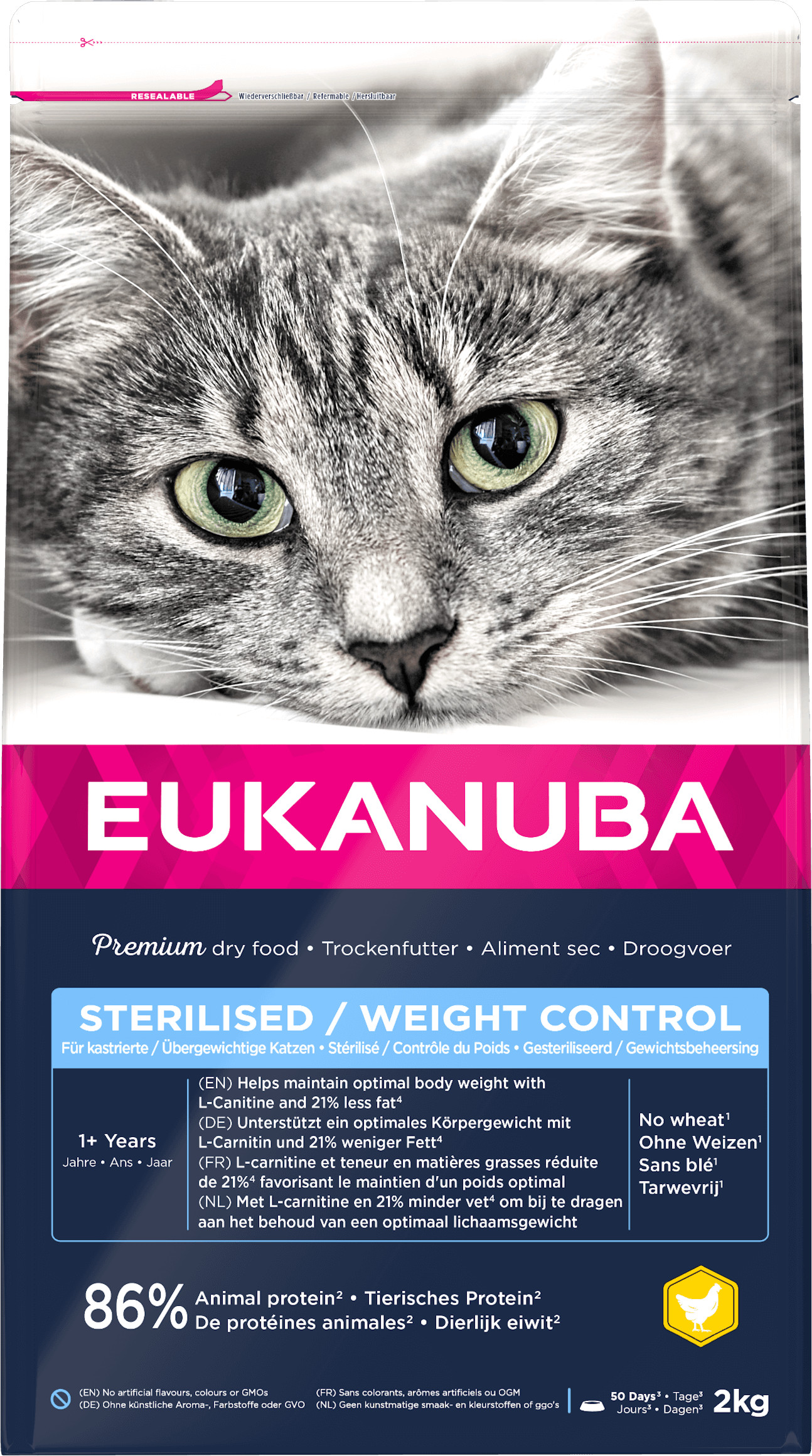 Eukanuba Adult Overweight/Sterilised kattenvoer