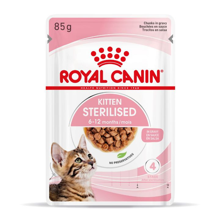 de begeleiding puppy Tenslotte Royal Canin Kitten Sterilised in gravy natvoer kat | Goedkoper