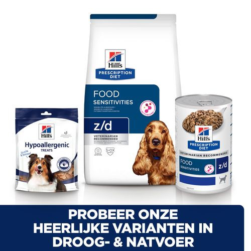 Hill's Prescription Diet Z/D Food Sensitivities nat hondenvoer blik