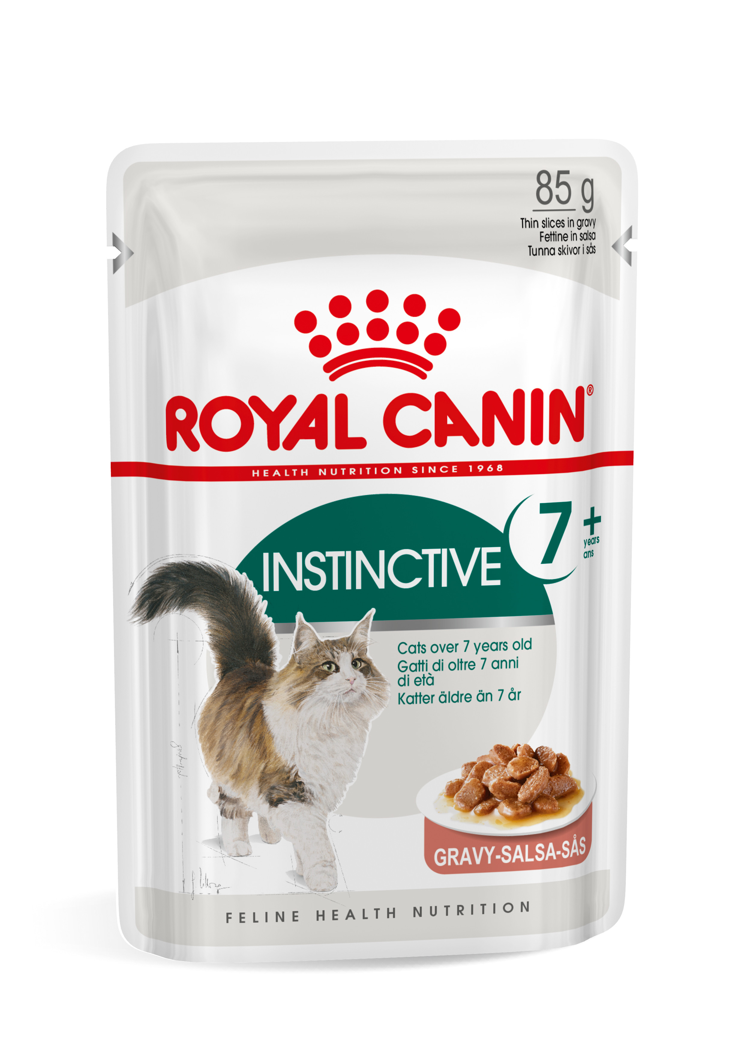 Royal Canin Instinctive 7+ in gravy natvoer kat (85 g)