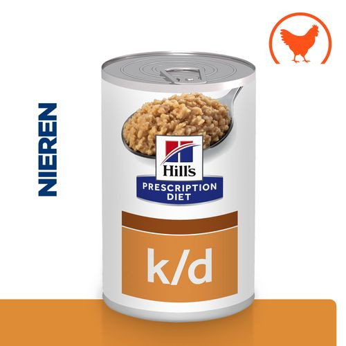 Hill's Prescription Diet K/D Kidney Care hondenvoer met kip blik