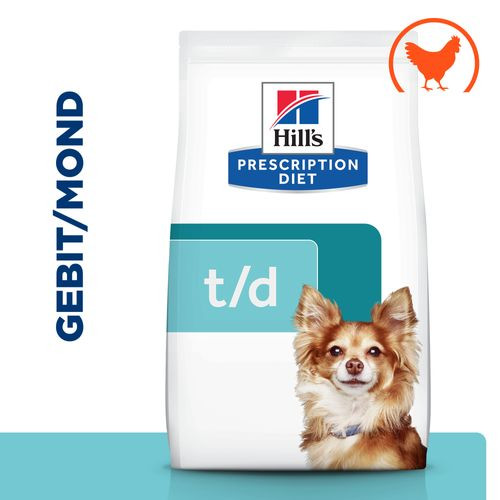 Hill's Prescription Diet T/D Mini Dental Care hondenvoer met kip